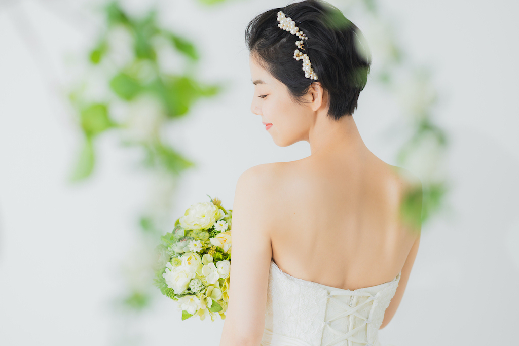 花嫁 かんざし べっ甲 結婚式 前撮り 松竹梅 - ヘアアクセサリー