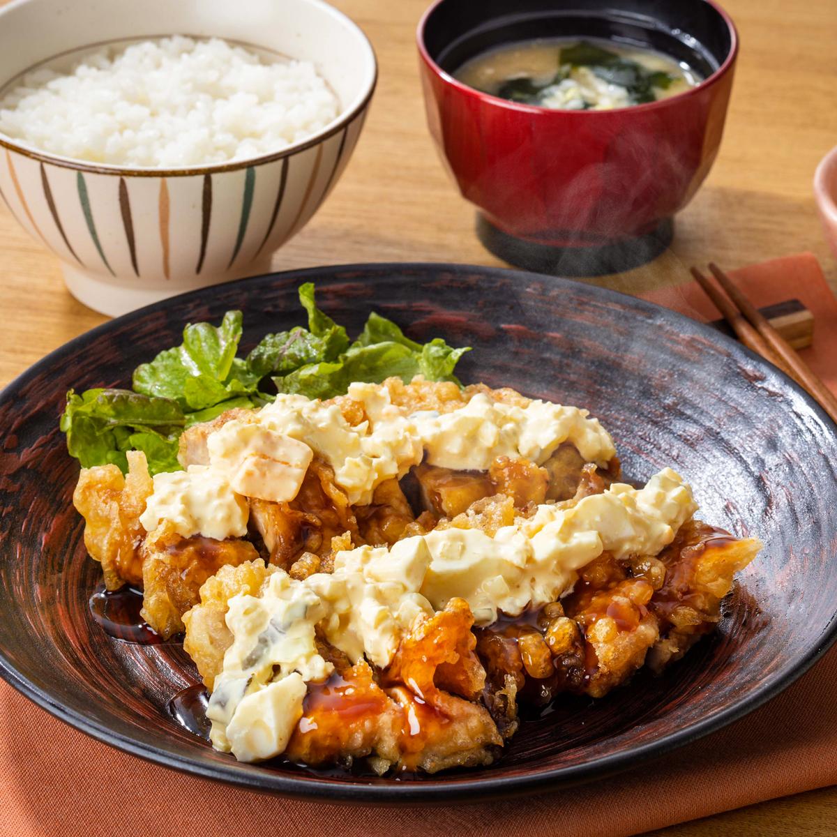 その4.ボリューム満点！「大戸屋風チキン南蛮定食」